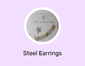 Steel Earrings