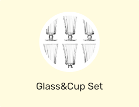 Glass&Cup Set