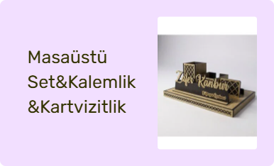 Masaüstü Set&Kalemlik&Kartvizitlik