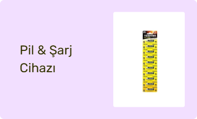 Pil & Şarj Cihazı