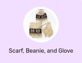 Scarf, Beanie, and Glove Sets