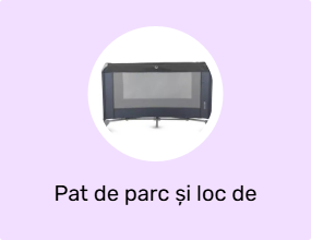 Pat de parc și loc de joacă