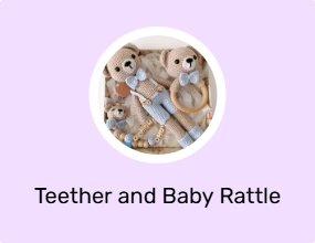 Teether and Baby Rattle