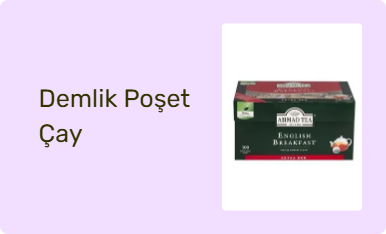 Demlik Poşet Çay