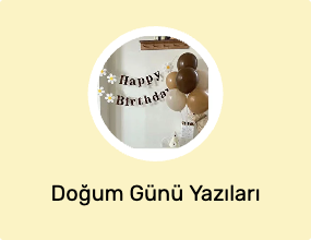 Doğum Günü Yazıları