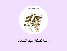 زينة كعكة عيد الميلاد