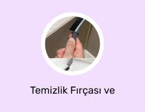 Temizlik Fırçası ve Süpürge
