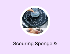 Scouring Sponge & Brush