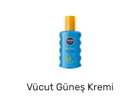 Vücut Güneş Kremi