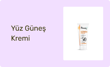 Yüz Güneş Kremi