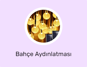Bahçe Aydınlatması