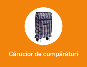 Cărucior de cumpărături și geantă