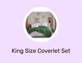 King Size Coverlet Set