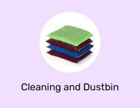 Cleaning and Dustbin