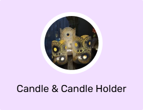 Candle & Candle Holder