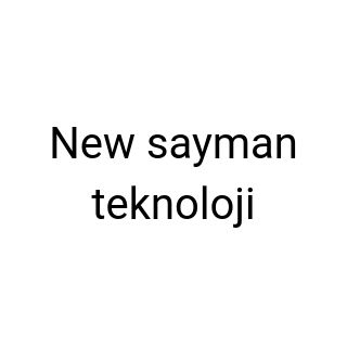 New sayman teknoloji