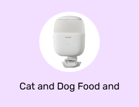 Cat and Dog Food and Water Containers