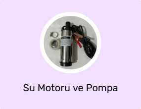 Su Motoru ve Pompa