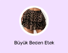 Büyük Beden Etek