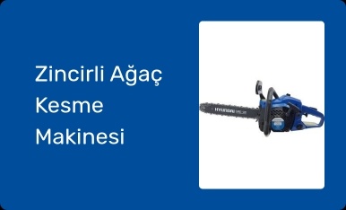 Zincirli Ağaç Kesme Makinesi