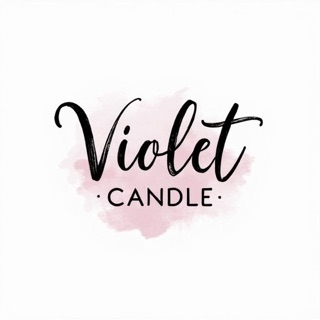Violet Candle Decor
