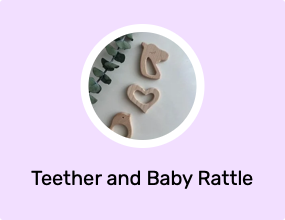 Teether and Baby Rattle