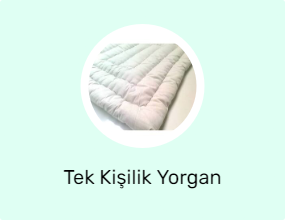 Tek Kişilik Yorgan