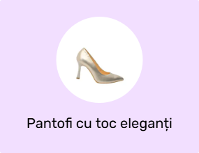 Pantofi cu toc eleganți