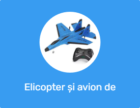 Elicopter și avion de jucărie