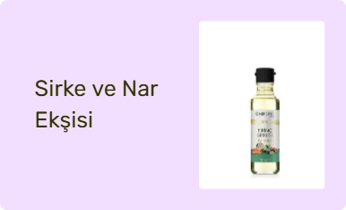Sirke ve Nar Ekşisi
