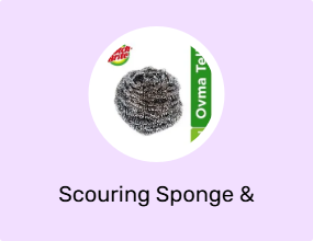 Scouring Sponge & Brush