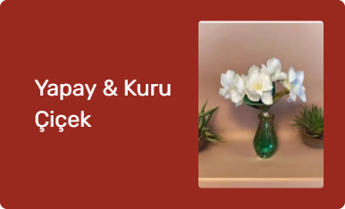 Yapay & Kuru Çiçek