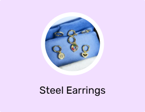 Steel Earrings