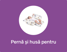 Pernă și husă pentru bebeluși și copii