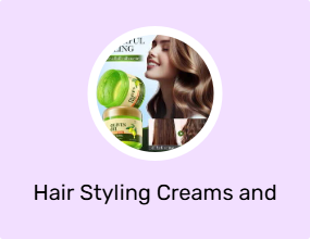 Hair Styling Creams and Waxes