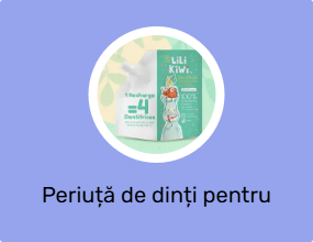 Periuță de dinți pentru copii și pastă