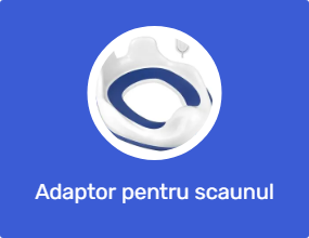 Adaptor pentru scaunul de toaletă și oliță