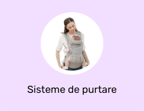 Sisteme de purtare bebeluși și copii mici
