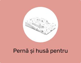 Pernă și husă pentru bebeluși și copii
