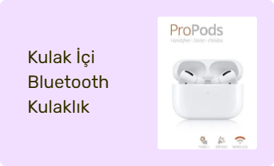 Kulak İçi Bluetooth Kulaklık