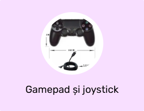 Gamepad și joystick pentru console
