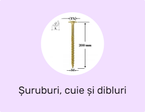 Șuruburi, cuie și dibluri