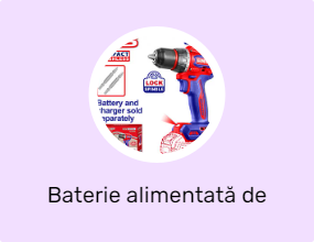 Baterie alimentată de înșurubare