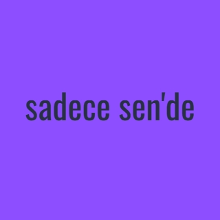 sadece sen de logo