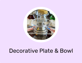 Decorative Plate & Bowl