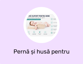 Pernă și husă pentru bebeluși și copii