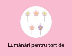 Lumânări pentru tort de ziua de naștere