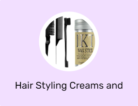 Hair Styling Creams and Waxes