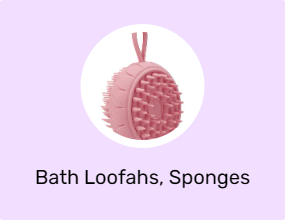 Bath Loofahs, Sponges & Poufs