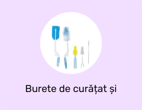 Burete de curățat și perie